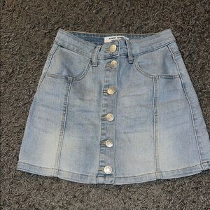 Light Denim Skirt by Almost Famous